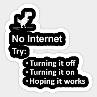 Network problems Sticker